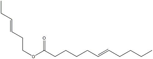 6-Undecenoic acid 3-hexenyl ester 结构式