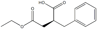 [S,(-)]-2-Benzylsuccinic acid 4-ethyl ester 结构式