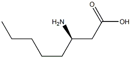 (R)-3-Aminooctanoic acid 结构式