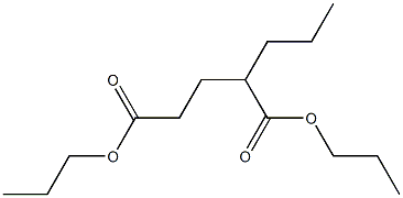 Hexane-1,3-dicarboxylic acid dipropyl ester 结构式