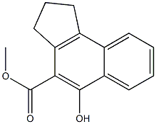 5-Hydroxy-2,3-dihydro-1H-benz[e]indene-4-carboxylic acid methyl ester 结构式