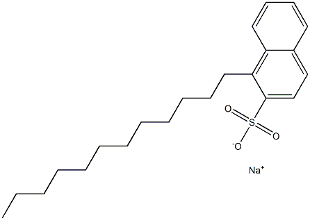 1-Dodecyl-2-naphthalenesulfonic acid sodium salt 结构式