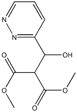 [Hydroxy(3-pyridazinyl)methyl]malonic acid dimethyl ester 结构式