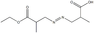 3,3'-Azobis(2-methylpropionic acid ethyl) ester 结构式