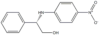 (2S)-2-Phenyl-2-[(4-nitrophenyl)amino]ethan-1-ol 结构式