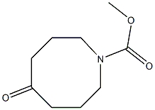 5-Oxo(octahydroazocine)-1-carboxylic acid methyl ester 结构式