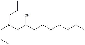 1-Dipropylamino-2-nonanol 结构式