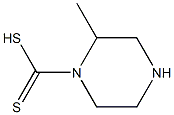 2-Methyl-1-piperazinecarbodithioic acid 结构式