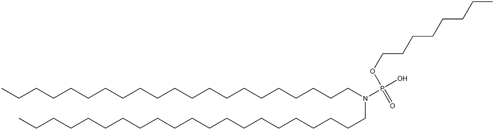 N,N-Dihenicosylamidophosphoric acid hydrogen octyl ester 结构式