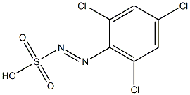 2,4,6-Trichlorobenzenediazosulfonic acid 结构式