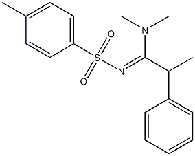 N,N-Dimethyl-2-phenyl-1-(tosylimino)propan-1-amine 结构式