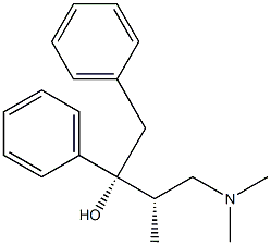 (2R,3S)-1,2-Diphenyl-3-methyl-4-(dimethylamino)-2-butanol 结构式