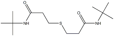 3,3'-Thiobis(N-tert-butylpropionamide) 结构式