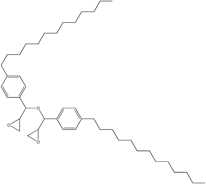 4-Tridecylphenylglycidyl ether 结构式