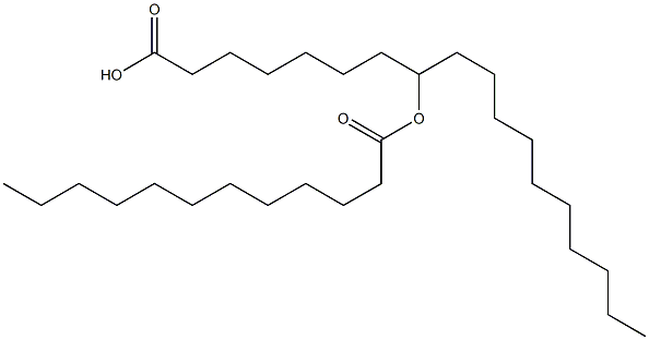 8-Dodecanoyloxyoctadecanoic acid 结构式