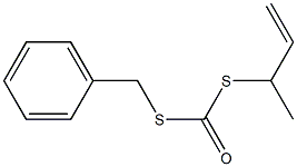 Dithiocarbonic acid S-(1-methyl-2-propenyl)S-(phenylmethyl) ester 结构式