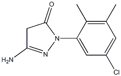 3-Amino-1-(5-chloro-2,3-dimethylphenyl)-5(4H)-pyrazolone 结构式