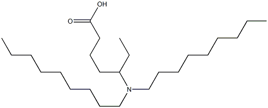 5-(Dinonylamino)heptanoic acid 结构式