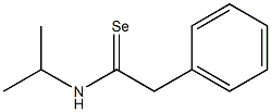 N-Isopropyl-2-phenylethaneselenoamide 结构式