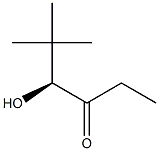 [S,(+)]-4-Hydroxy-5,5-dimethyl-3-hexanone 结构式
