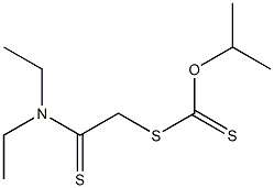 Dithiocarbonic acid O-isopropyl S-[2-(diethylamino)-2-thioxoethyl] ester 结构式