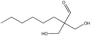 2,2-Bis(hydroxymethyl)octanal 结构式
