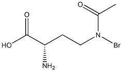 (2S)-2-Amino-4-(bromoacetylamino)butanoic acid 结构式