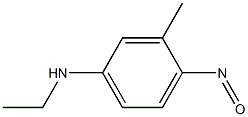 N-Ethyl-3-methyl-4-nitrosoaniline 结构式