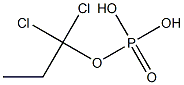 Phosphoric acid dihydrogen (1,1-dichloropropyl) ester 结构式