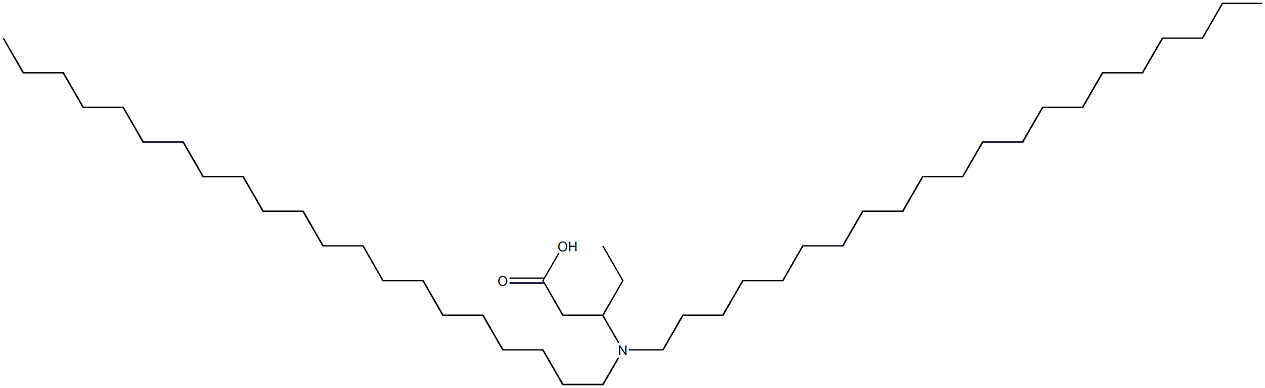 3-(Dihenicosylamino)valeric acid 结构式