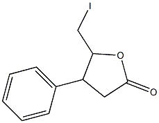 5-(Iodomethyl)-4-phenyl-4,5-dihydrofuran-2(3H)-one 结构式