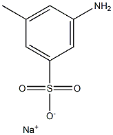 3-Amino-5-methylbenzenesulfonic acid sodium salt 结构式