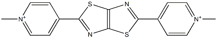 4,4'-(Thiazolo[5,4-d]thiazole-2,5-diyl)bis(1-methylpyridinium) 结构式