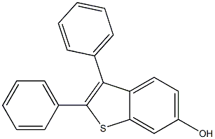 2,3-Diphenylbenzo[b]thiophen-6-ol 结构式