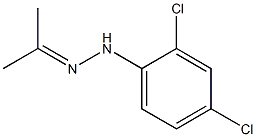 Acetone 2,4-dichlorophenyl hydrazone 结构式