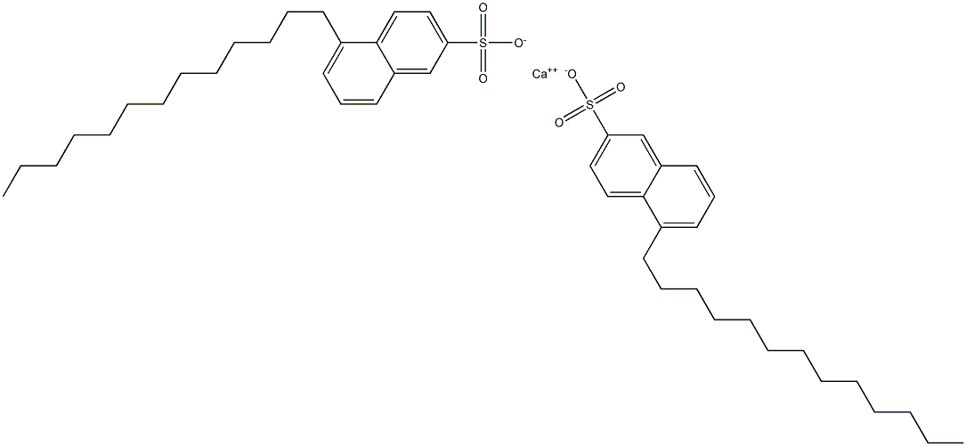 Bis(5-tridecyl-2-naphthalenesulfonic acid)calcium salt 结构式