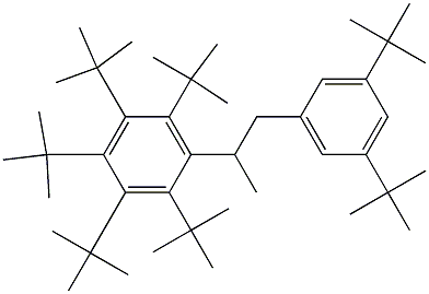 2-(Penta-tert-butylphenyl)-1-(3,5-di-tert-butylphenyl)propane 结构式