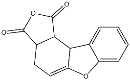 1,2,3,9b-Tetrahydrodibenzofuran-1,2-dicarboxylic anhydride 结构式