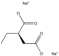 [R,(-)]-2-Ethylsuccinic acid disodium salt 结构式