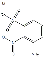 3-Amino-2-nitrobenzenesulfonic acid lithium salt 结构式