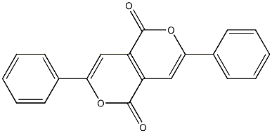 3,7-Diphenyl-1H,5H-pyrano[4,3-c]pyran-1,5-dione 结构式