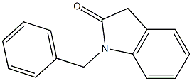 1-Benzyl-1,3-dihydro-2H-indole-2-one 结构式