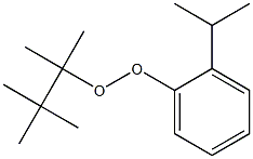 2-Isopropylphenyl 1,1,2,2-tetramethylpropyl peroxide 结构式