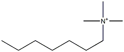 Trimethyl(heptyl)aminium 结构式