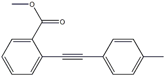 2-(4-Methylphenylethynyl)benzoic acid methyl ester 结构式