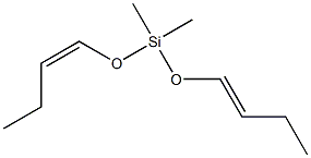 Dimethyl[(Z)-1-butenyloxy][(E)-1-butenyloxy]silane 结构式