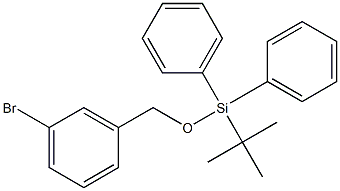 1-Bromo-3-[(tert-butyldiphenylsilyloxy)methyl]benzene 结构式