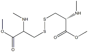 N,N'-Dimethylcystine dimethyl ester 结构式