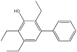 2,5,6-Triethyl-3-phenylphenol 结构式