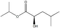 (R)-2-Hydroxy-4-methylpentanoic acid isopropyl ester 结构式
